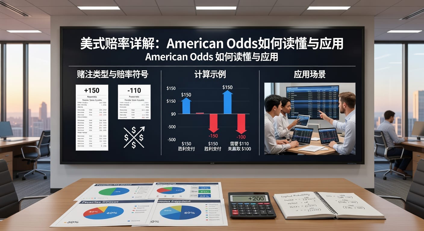 美式赔率 American Odds：资深分析师带你玩转体育博彩新玩法