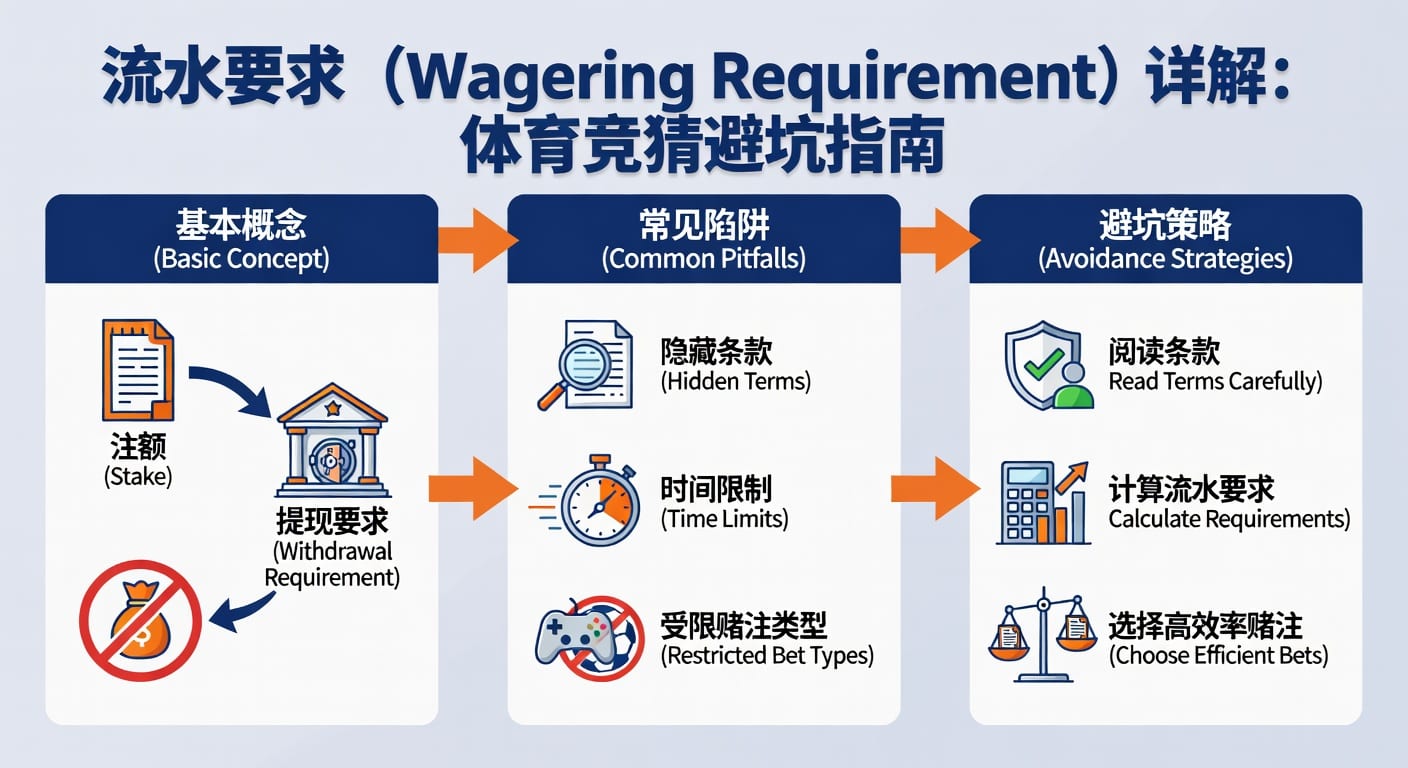 流水要求 sports wagering requirement：资深分析师带你玩转体育博彩